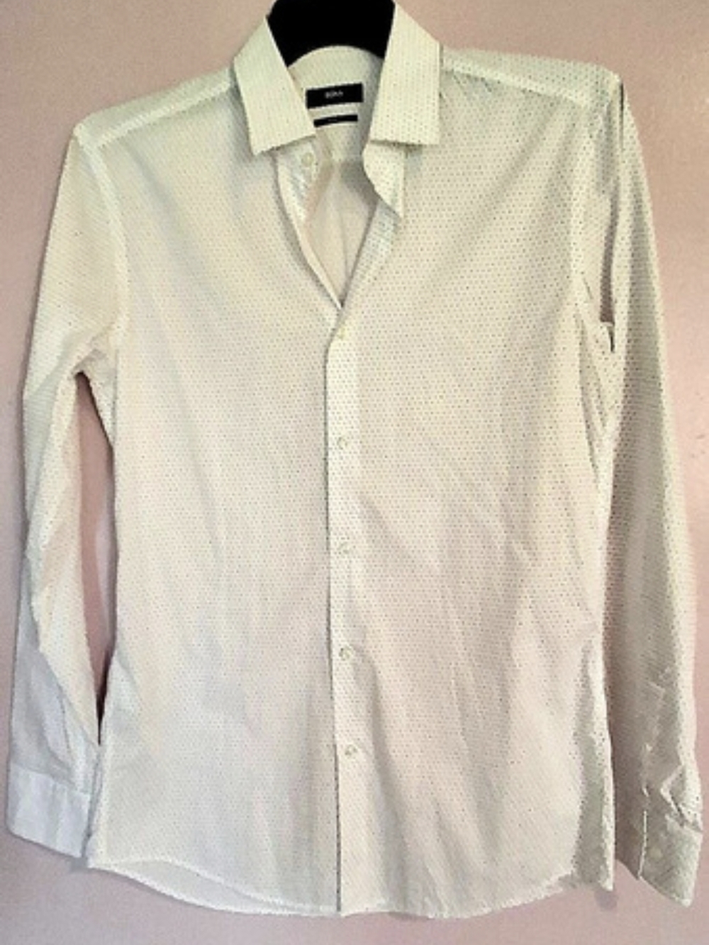 Hugo Boss Slim Fit Dress Shirt White Dress Shirt Size 15.5 (39) Like